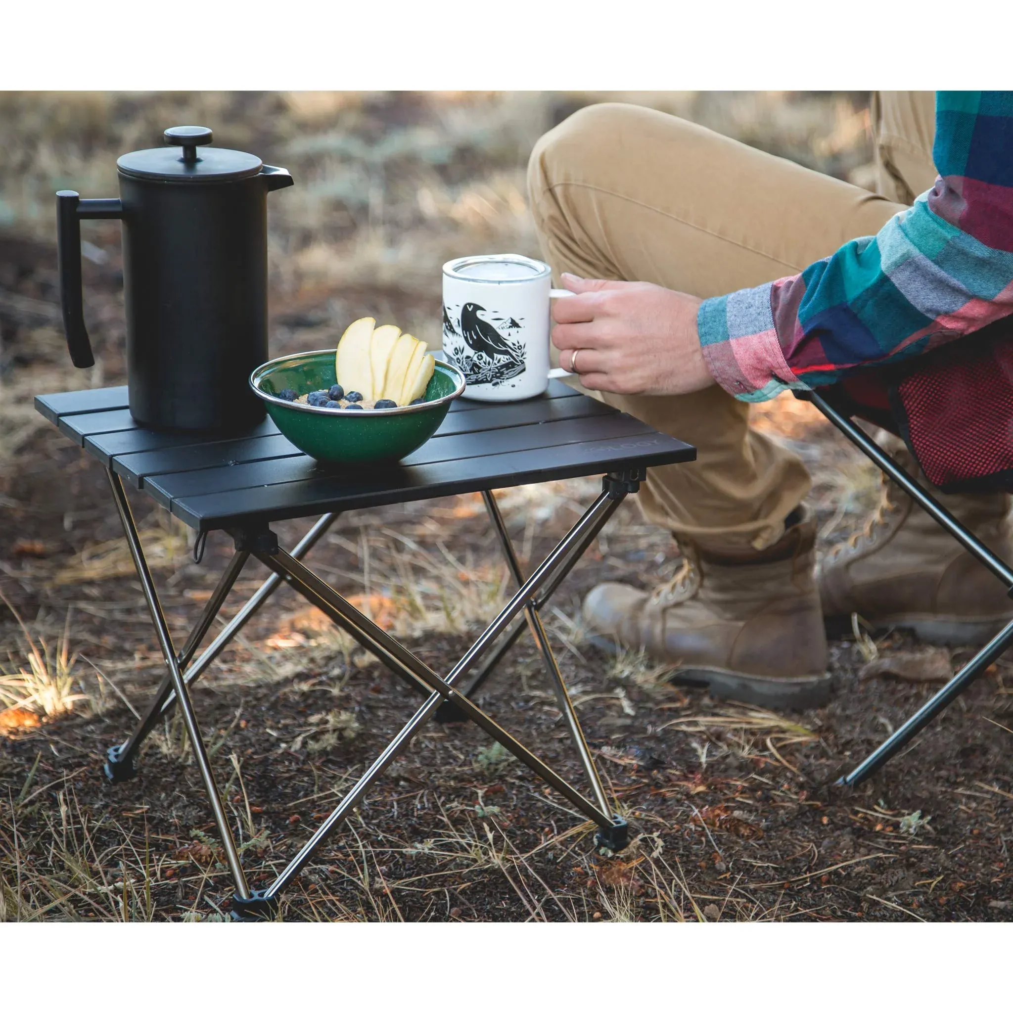 Camp Table, Small Folding Table Portable Table - Image 6